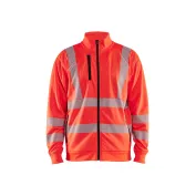 Felpa da lavoro zip intera Blaklader alta visibilità 356325383300L