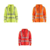 Felpa da lavoro zip intera Blaklader alta visibilità con capuccio 356525383300L