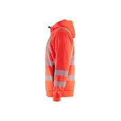 Felpa da lavoro zip intera Blaklader alta visibilità con capuccio 356525383300L