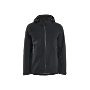 Giacca a guscio da lavoro Blaklader multitasche strecth Striker con capuccio impermeabile 498019164209L