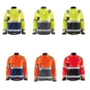 Giacca Da lavoro Idrorepellente Multitasche Alta Visibilità High vis Blaklader 4064181133894L