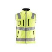 Gilet da Lavoro Alta Visibilità Blaklader Softshell multitasche 304925173300L