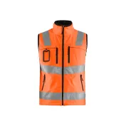 Gilet da Lavoro Alta Visibilità Blaklader Softshell multitasche 304925173300L