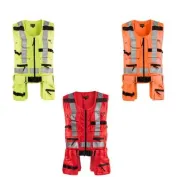 Gilet da Lavoro Alta Visibilità multitasche Blaklader zip intera 303218043300L
