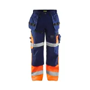 Pantalone da lavoro alta visibilità Multitasche High Vis X1500 Blaklader 150818608933C50