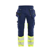 Pantaloni da lavoro alta visibilità Multitasche Stretch Blaklader High VIS 113011498933C50