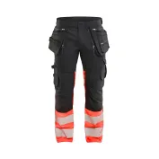 Pantaloni da lavoro alta visibilità Multitasche Stretch Blaklader High VIS 113011498933C50