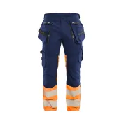 Pantaloni da lavoro alta visibilità Multitasche Stretch Blaklader High VIS 113011498933C50