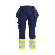 Pantaloni da Lavoro Alta Visibilità Stretch Multitasche Blaklader Donna 703011498933C42