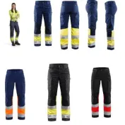 Pantaloni da lavoro multitasche alta visibilità High Vis Stretch Donna 716118119955C50