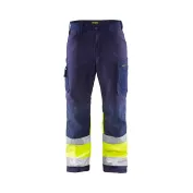 Pantaloni da lavoro Multitasche Softshell alta visibilità Blaklader High Vis 156225178933C50