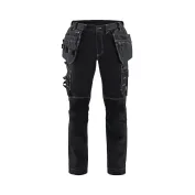 Pantaloni da Lavoro Stretch Multitasche 100% Cotone Blaklader Artigiano Donna 713013708800C42