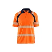 Polo da Lavoro Alta Visibilità Blaklader protezione raggi UV maniche corte 359510133389L