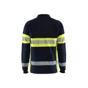 Polo da Lavoro manica lunga Blaklader alta visibilità multinorma ignifugo antistatico 343817418933L