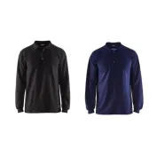 Polo maniche lunghe da Lavoro Blaklader ignifugo piqué 337417418900L