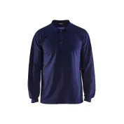 Polo maniche lunghe da Lavoro Blaklader ignifugo piqué 337417418900L