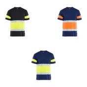 T-Shirt da Lavoro Alta Visibilità Blaklader 100% cotone maniche corte 338710308833L T-Shirt da Lavoro Alta Visibilità Blaklader 100% cotone maniche corte 338710308833L