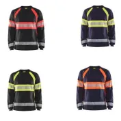 T-Shirt da Lavoro Alta Visibilità Blaklader 100% cotone maniche lunghe 351010308833L T-Shirt da Lavoro Alta Visibilità Blaklader 100% cotone maniche lunghe 351010308833L