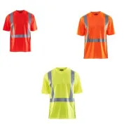 T-Shirt da Lavoro Alta Visibilità Blaklader protezione raggi UV maniche corte 338210113300L T-Shirt da Lavoro Alta Visibilità Blaklader protezione raggi UV maniche corte 338210113300L