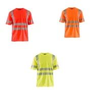 T-Shirt da Lavoro Alta Visibilità Blaklader protezione raggi UV maniche corte 342010133300L T-Shirt da Lavoro Alta Visibilità Blaklader protezione raggi UV maniche corte 342010133300L