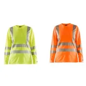 T-Shirt da Lavoro Alta Visibilità Blaklader protezione raggi UV maniche corte Donna 333610133300L
