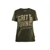 T-shirt maniche corte da Lavoro 100% Cotone Blaklader Grit and Grind Lady 940910424209L