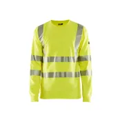 T-Shirt maniche lunghe da Lavoro Alta Visibilità Blaklader multinorma ignifugo antistatico 348117613300L
