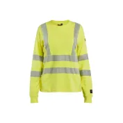 T-Shirt maniche lunghe da Lavoro Alta Visibilità Blaklader multinorma ignifugo antistatico donna 346917613300M