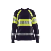 T-Shirt maniche lunghe da Lavoro Alta Visibilità Blaklader multinorma ignifugo antistatico donna 349417618933M