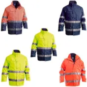 Giacca da Lavoro Alta visibilità Multitasche Invernale 300 D P&P Loyal GGX30 413