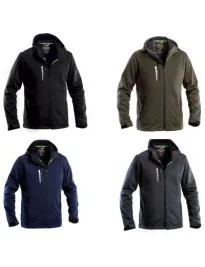 Giacca da Lavoro Multitasche Softshell Impermeabile con Capuccio P&P Loyal GGXD3 300