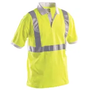 Polo da Lavoro Alta visibilità Maniche corte 100% cotone P&P Loyal AVX11 110