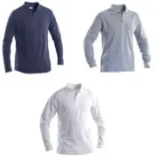 Polo da lavoro manica lunga 100% cotone pettinato P&P Loyal STP35 102