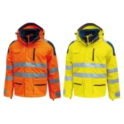 Giubbotto da Lavoro Alta Visibilità Antipioggia Multitasche U-Power Backer