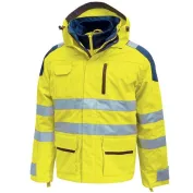 Giubbotto da Lavoro Alta Visibilità Antipioggia Multitasche U-Power Backer