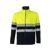Giacca in pile bicolore da Lavoro Alta Visibilità Velilla 301503 Giacca in pile bicolore da Lavoro Alta Visibilità Velilla 301503
