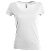 T-shirt Collo a V Manica Corta in 100% Cotone Fencer - Payper