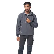 Giacca da lavoro Multitasche Cappuccio staccabile Soft-Shell Logica NORDIC1-L