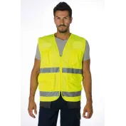 Gilet da lavoro Alta visibilità Multitasche Logica POCKETHVG-L