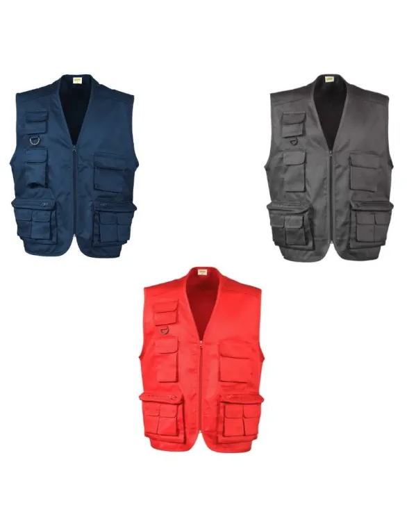 Gilet Da Lavoro Con Tasche E Scomparti | Total Utensili