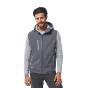 Gilet da lavoro Soft-Shell con cappuccio fisso Logica ATLANTIS1-L