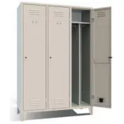 Armadio Spogliatoio 3 posti da lavoro 120X50X18 Logica 203EP