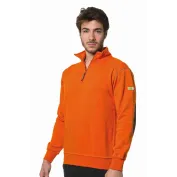 Felpe da lavoro con zip corta Logica AMBRA1-L