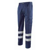 Pantalone da lavoro 100% cotone Alta visibilità Multitasche Logica 9030AID-L