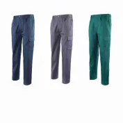 Pantaloni da Lavoro Multitasche 100% cotone Logica 9030BLU-L