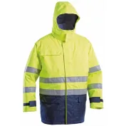 Parka da lavoro imbottito Impermeabile Alta visibilità Ignifugo Multitasche Antistatico Logica GGX61309-L