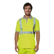 T-Shirt da lavoro Alta visibilità cool dry manica corta Logica GIROHV/G-L