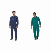 Tuta intera da lavoro multitasche 100% cotone Logica 9070BLU-L