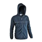 Felpa in Pile da Lavoro Zip Intera con Capuccio Sottozero Finlandia 7450