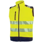 Gilet da Lavoro Softshell Stretch Elasticizzato Alta Visibilità U-Power Dany